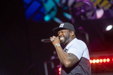 YEREVAN, ARMENYA. Temmuz 01: Curtis Jackson, diğer adıyla 50 Cent 