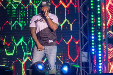 YEREVAN, ARMENYA. Temmuz 01: Curtis Jackson, diğer adıyla 50 Cent 