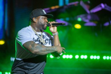YEREVAN, ARMENYA. Temmuz 01: Curtis Jackson, diğer adıyla 50 Cent 