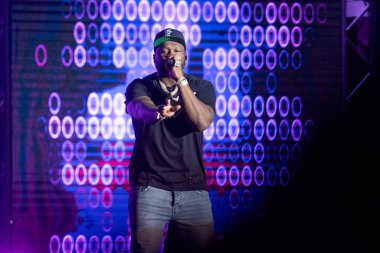 YEREVAN, ARMENYA. Temmuz 01: Curtis Jackson, diğer adıyla 50 Cent 