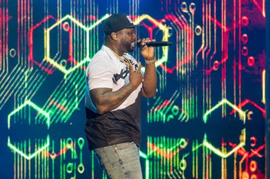 YEREVAN, ARMENYA. Temmuz 01: Curtis Jackson, diğer adıyla 50 Cent 