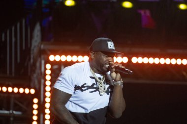 YEREVAN, ARMENYA. Temmuz 01: Curtis Jackson, diğer adıyla 50 Cent 