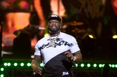 YEREVAN, ARMENYA. Temmuz 01: Curtis Jackson, diğer adıyla 50 Cent 