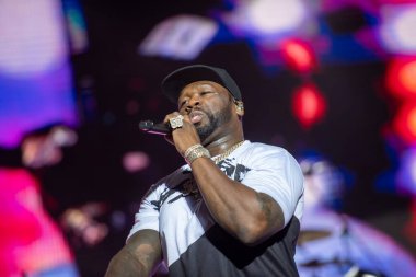 YEREVAN, ARMENYA. Temmuz 01: Curtis Jackson, diğer adıyla 50 Cent 
