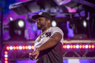 YEREVAN, ARMENYA. Temmuz 01: Curtis Jackson, diğer adıyla 50 Cent 