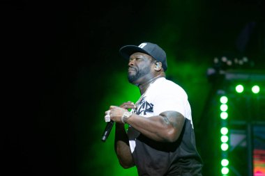 YEREVAN, ARMENYA. Temmuz 01: Curtis Jackson, diğer adıyla 50 Cent 