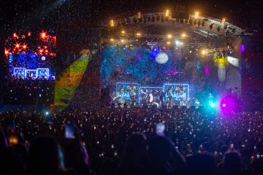 YEREVAN, ARMENYA. Temmuz 01: Curtis Jackson, diğer adıyla 50 Cent 