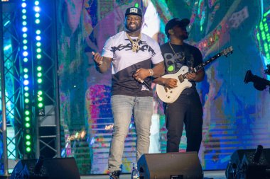 YEREVAN, ARMENYA. Temmuz 01: Curtis Jackson, diğer adıyla 50 Cent 