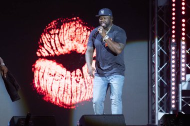 YEREVAN, ARMENYA. Temmuz 01: Curtis Jackson, diğer adıyla 50 Cent 