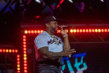 YEREVAN, ARMENYA. Temmuz 01: Curtis Jackson, diğer adıyla 50 Cent 