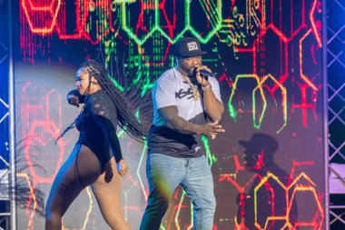 YEREVAN, ARMENYA. Temmuz 01: Curtis Jackson, diğer adıyla 50 Cent 