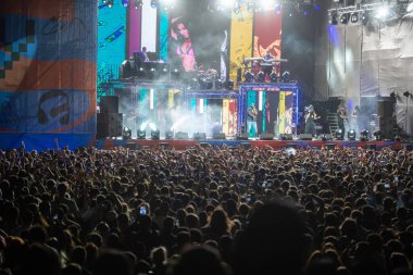 YEREVAN, ARMENYA. Temmuz 01: Curtis Jackson, diğer adıyla 50 Cent 