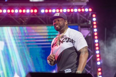 YEREVAN, ARMENYA. Temmuz 01: Curtis Jackson, diğer adıyla 50 Cent 