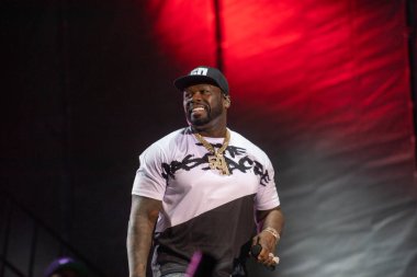 YEREVAN, ARMENYA. Temmuz 01: Curtis Jackson, diğer adıyla 50 Cent 