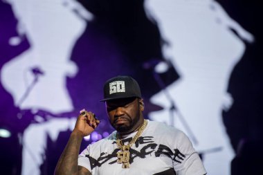 YEREVAN, ARMENYA. Temmuz 01: Curtis Jackson, diğer adıyla 50 Cent 