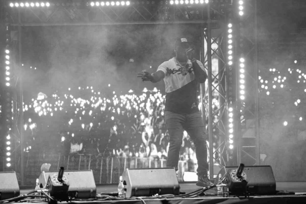 Ереван Армения Июля Кертис Джексон Cent Выступает Концерте Рамках Фестиваля — стоковое фото