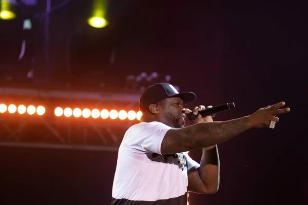 Yerevan Armenya Temmuz Curtis Jackson Diğer Adıyla Cent Haya Festivali — Stok fotoğraf