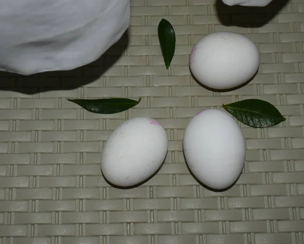 Die Eier Hintergrund Für Ostern — Stockfoto