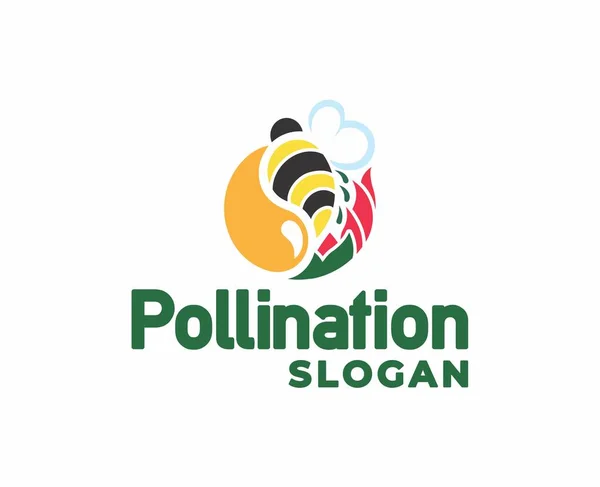 Bal arısı logosu bir arı yetiştiriciliği ya da tozlaşma şirketi için idealdir, bir damla bal ve protea çiçeği kullanarak denge fikrini barındırır..