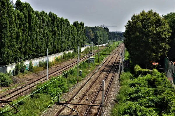 Ferrovia Milano Ferrovia Milano — Foto Stock