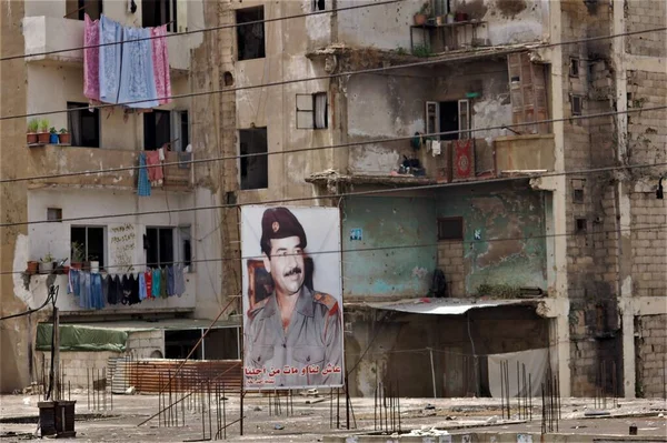 Tripoli quartiere di Bab al Tebbaneh. Mahalle di Bab al Tebbaneh