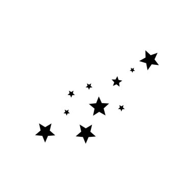 Yıldız simgesi şablon vektör illüstrasyon tasarımı