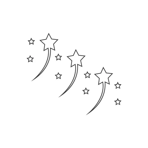 Star Icon Template Vector Illustration Design — Stock Vector