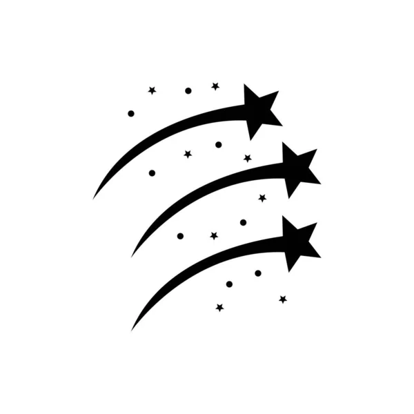 Зоряна Піктограма Шаблон Векторна Ілюстрація Дизайн — стоковий вектор