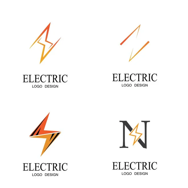 Modelo Logotipo Iluminação Para Muitos Fins — Vetor de Stock