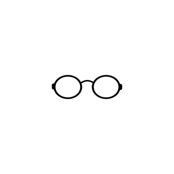 Glassess Icône Vecteur Plat Design — Image vectorielle