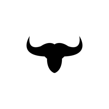 Boğa boynuzu logosu ve sembol simge simgeleri uygulaması