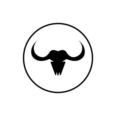 Boğa boynuzu logosu ve sembol simge simgeleri uygulaması