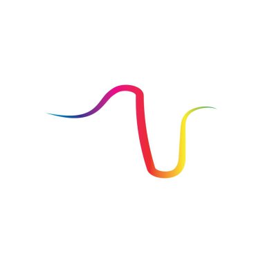 Ses dalgaları vektör çizim şablonu