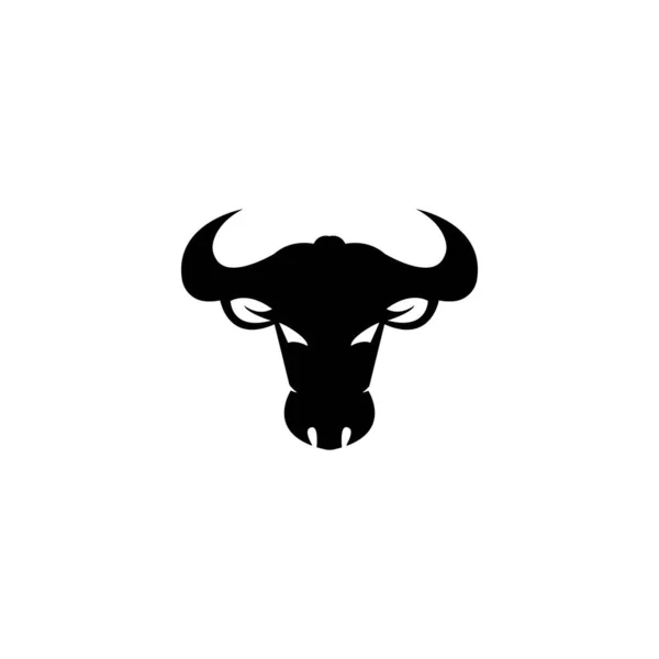 Bull Horn Logotyp Och Symbol Mall Ikoner App — Stock vektor