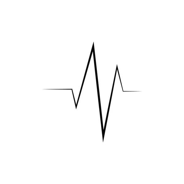 Herzschlag Puls Icon Vector Illustration Logo Vorlage — Stockvektor