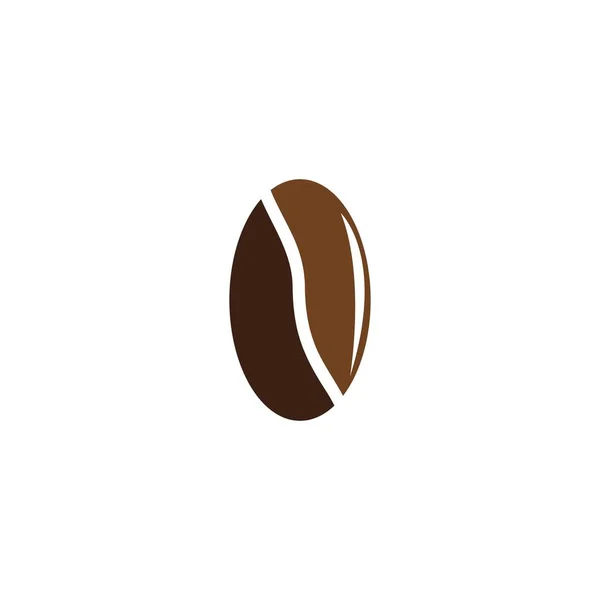 咖啡豆图标矢量图解模板 — 图库矢量图片