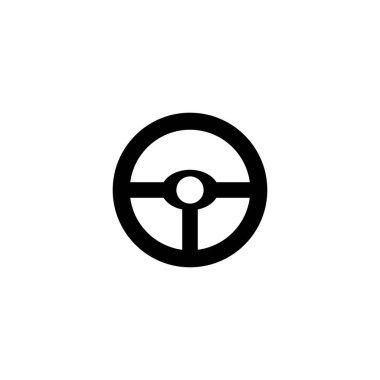 Direksiyon logosu düz tasarım