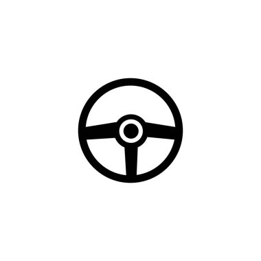 Direksiyon logosu düz tasarım