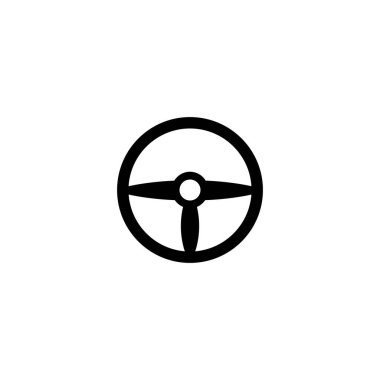 Direksiyon logosu düz tasarım