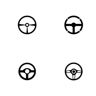 Direksiyon logosu düz tasarım