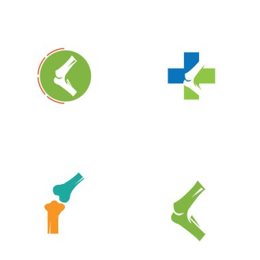 Kemik logo vektör şablonu