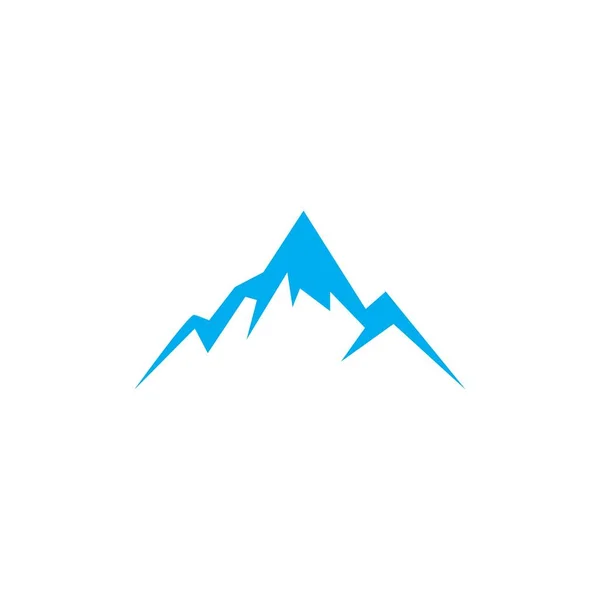 Mountain Icon Logo Template Vector Illustratie Ontwerp — Stockvector