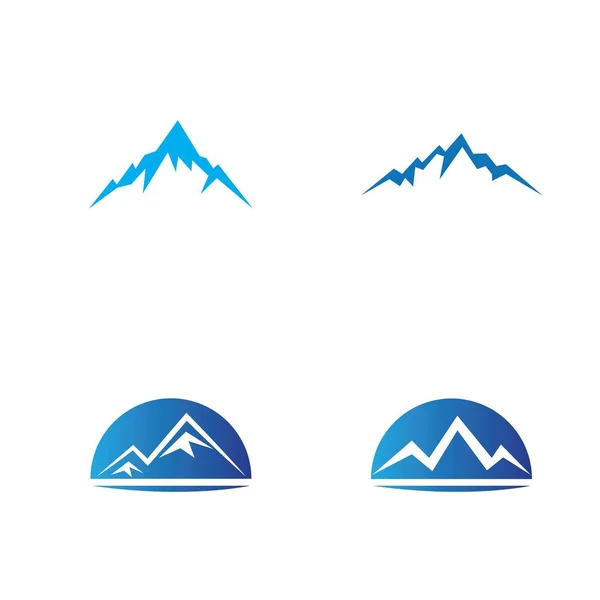 Berg Symbol Logo Vorlage Vektor Illustration Design — Stockvektor