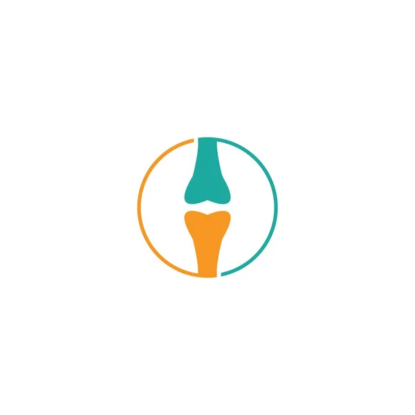 Kemik logo vektör şablonu