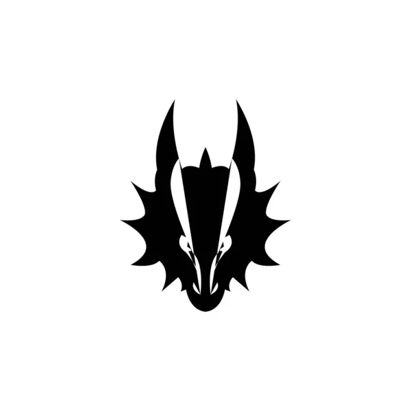 Dragon Wektor Ikona Ilustracja Projekt Szablon Logo — Wektor stockowy