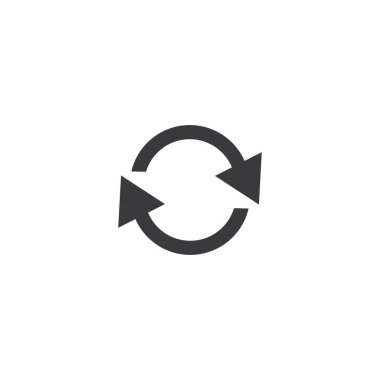 Ok vektör illüstrasyon simgesi Logo Şablonu tasarımı