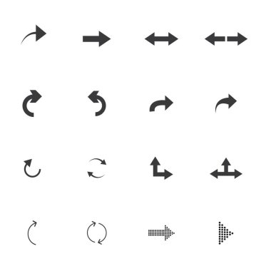 Ok vektör illüstrasyon simgesi Logo Şablonu tasarımı