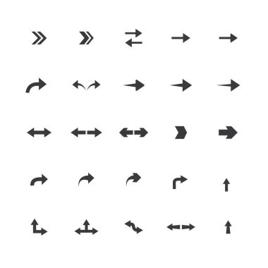 Ok vektör illüstrasyon simgesi Logo Şablonu tasarımı