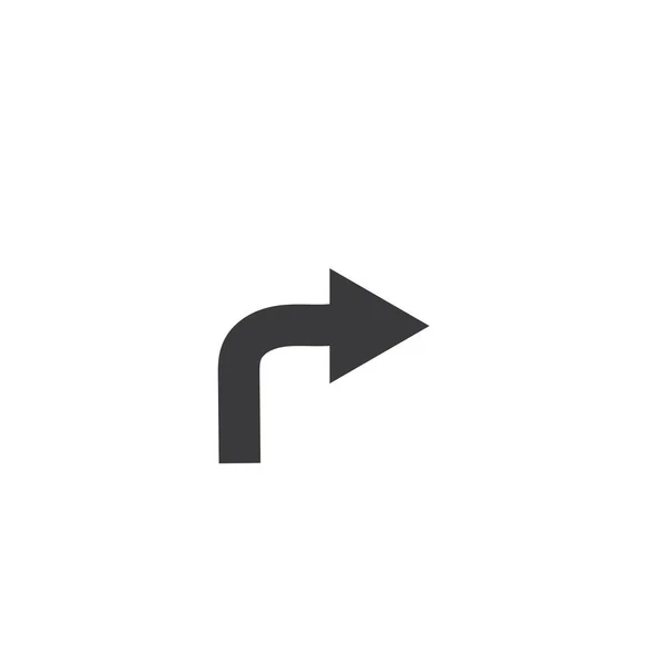 Icono Ilustración Vector Flecha Logo Diseño Plantilla — Vector de stock