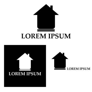 ev simgesi ya da logo izole edilmiş işaret işareti vektör illüstrasyonu - Yüksek kaliteli siyah biçim vektör simgelerinin koleksiyonu